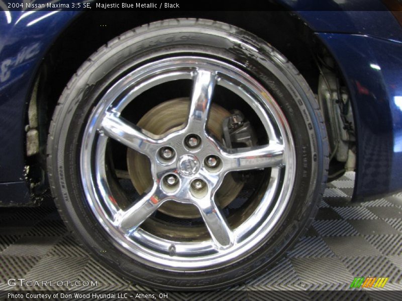 Majestic Blue Metallic / Black 2004 Nissan Maxima 3.5 SE