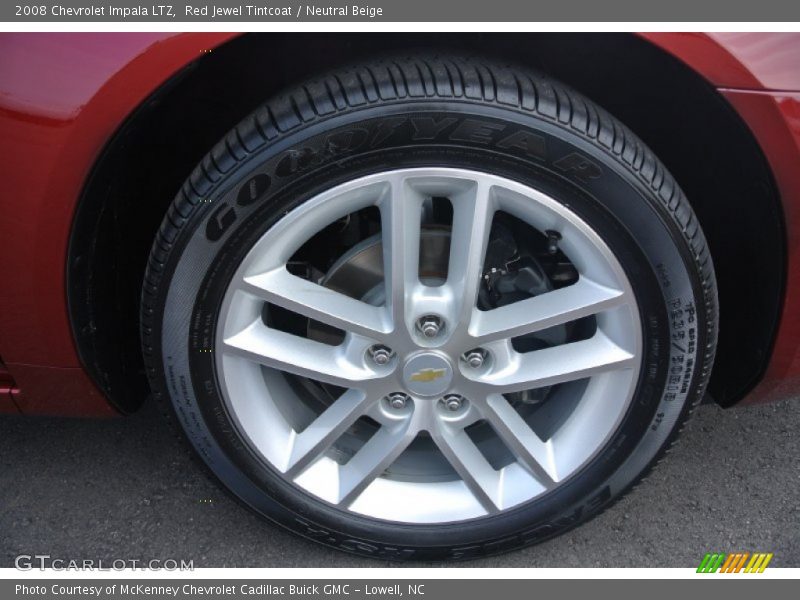 Red Jewel Tintcoat / Neutral Beige 2008 Chevrolet Impala LTZ