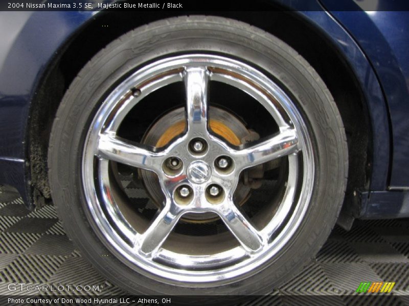 Majestic Blue Metallic / Black 2004 Nissan Maxima 3.5 SE