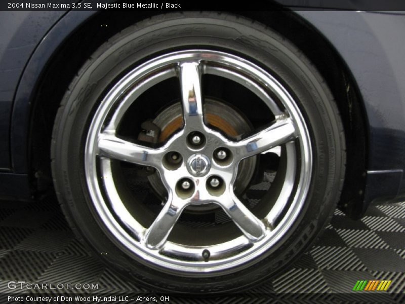 Majestic Blue Metallic / Black 2004 Nissan Maxima 3.5 SE