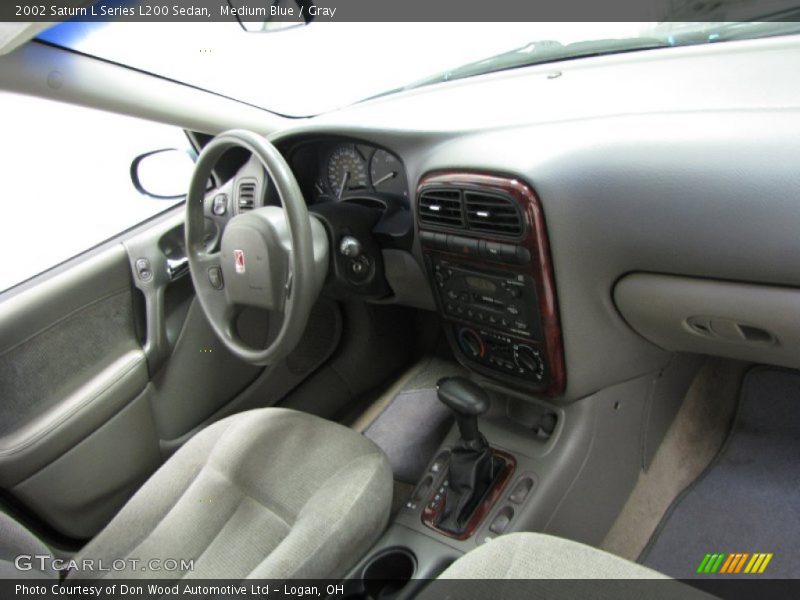 Medium Blue / Gray 2002 Saturn L Series L200 Sedan