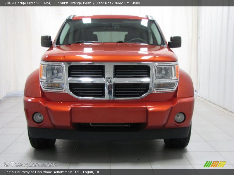 Sunburst Orange Pearl / Dark Khaki/Medium Khaki 2009 Dodge Nitro SLT 4x4