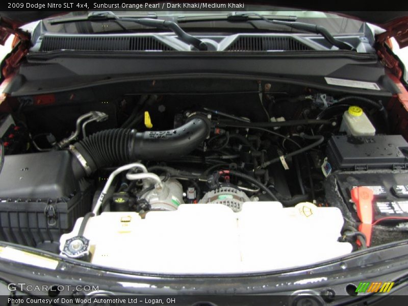 Sunburst Orange Pearl / Dark Khaki/Medium Khaki 2009 Dodge Nitro SLT 4x4