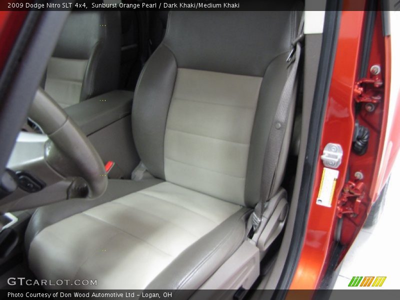 Sunburst Orange Pearl / Dark Khaki/Medium Khaki 2009 Dodge Nitro SLT 4x4