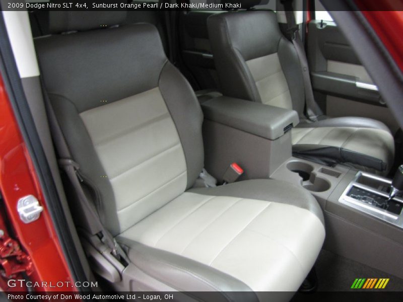 Sunburst Orange Pearl / Dark Khaki/Medium Khaki 2009 Dodge Nitro SLT 4x4