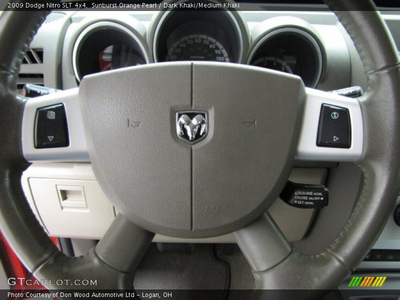 Sunburst Orange Pearl / Dark Khaki/Medium Khaki 2009 Dodge Nitro SLT 4x4
