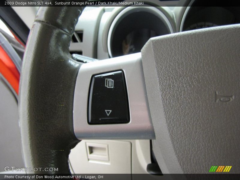 Sunburst Orange Pearl / Dark Khaki/Medium Khaki 2009 Dodge Nitro SLT 4x4