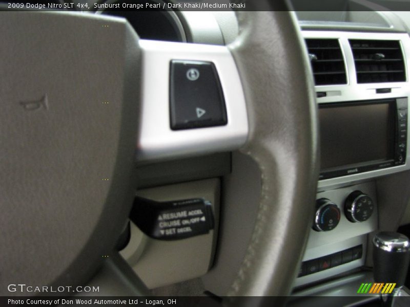 Sunburst Orange Pearl / Dark Khaki/Medium Khaki 2009 Dodge Nitro SLT 4x4