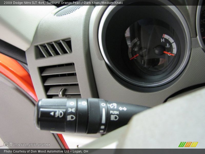 Sunburst Orange Pearl / Dark Khaki/Medium Khaki 2009 Dodge Nitro SLT 4x4
