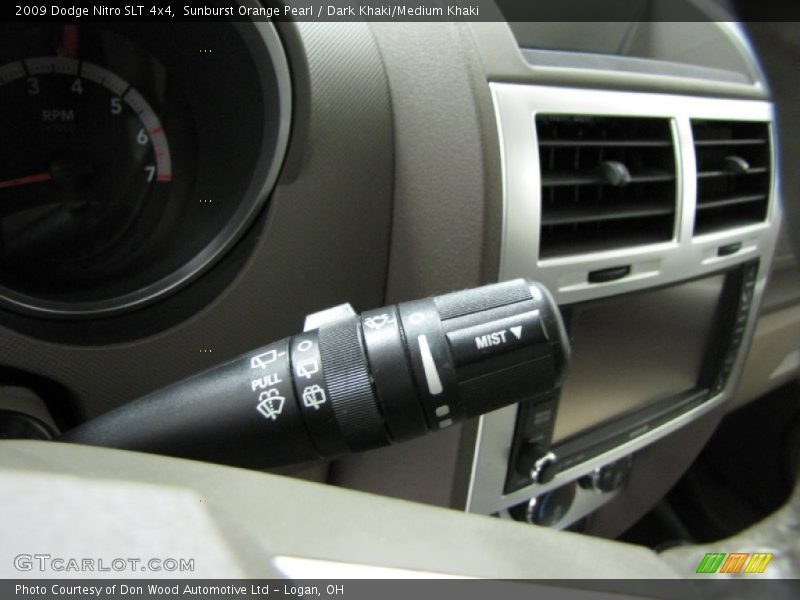 Sunburst Orange Pearl / Dark Khaki/Medium Khaki 2009 Dodge Nitro SLT 4x4