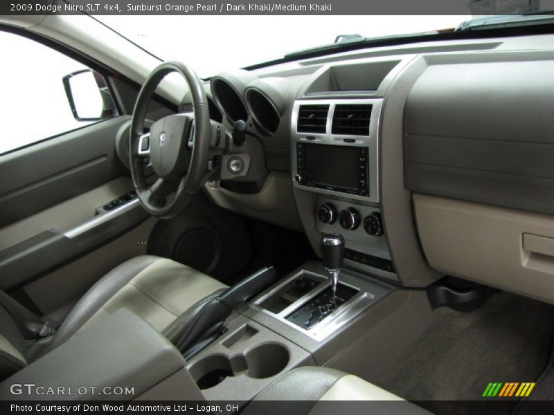 Sunburst Orange Pearl / Dark Khaki/Medium Khaki 2009 Dodge Nitro SLT 4x4