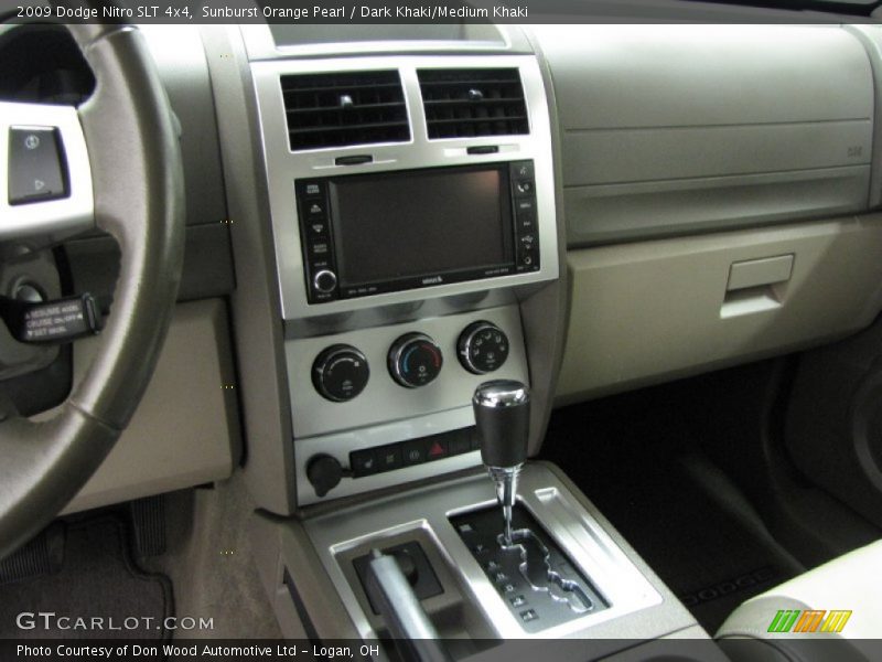Sunburst Orange Pearl / Dark Khaki/Medium Khaki 2009 Dodge Nitro SLT 4x4