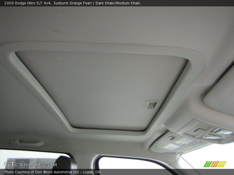 Sunburst Orange Pearl / Dark Khaki/Medium Khaki 2009 Dodge Nitro SLT 4x4