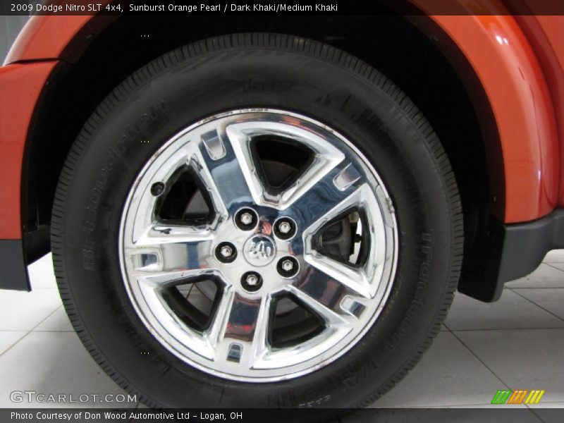 Sunburst Orange Pearl / Dark Khaki/Medium Khaki 2009 Dodge Nitro SLT 4x4