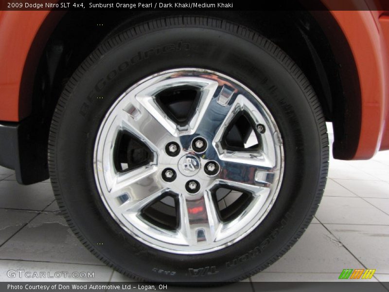 Sunburst Orange Pearl / Dark Khaki/Medium Khaki 2009 Dodge Nitro SLT 4x4