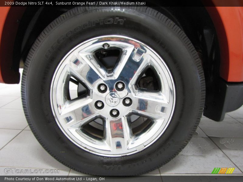 Sunburst Orange Pearl / Dark Khaki/Medium Khaki 2009 Dodge Nitro SLT 4x4