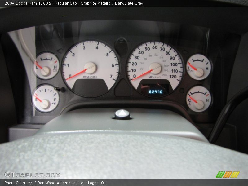 Graphite Metallic / Dark Slate Gray 2004 Dodge Ram 1500 ST Regular Cab