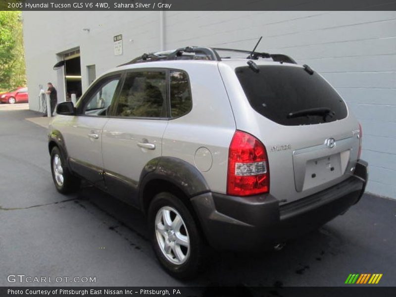 Sahara Silver / Gray 2005 Hyundai Tucson GLS V6 4WD