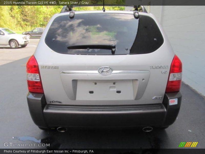 Sahara Silver / Gray 2005 Hyundai Tucson GLS V6 4WD