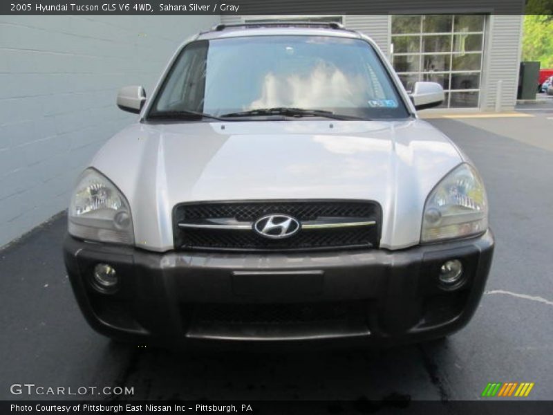Sahara Silver / Gray 2005 Hyundai Tucson GLS V6 4WD