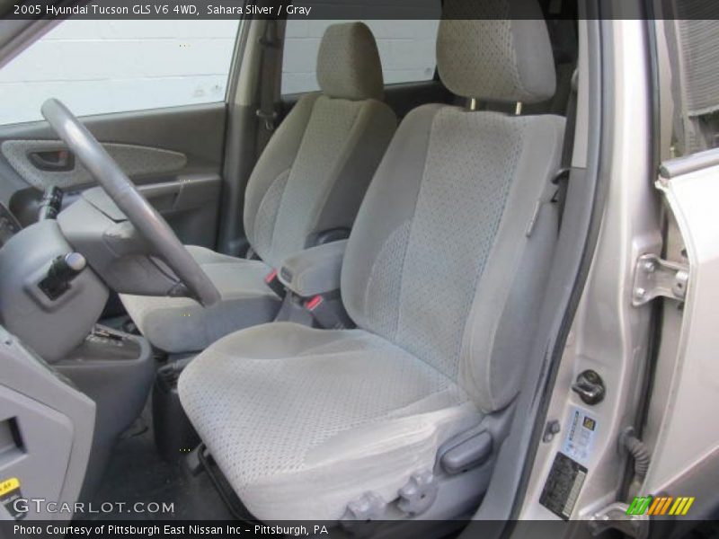 Sahara Silver / Gray 2005 Hyundai Tucson GLS V6 4WD