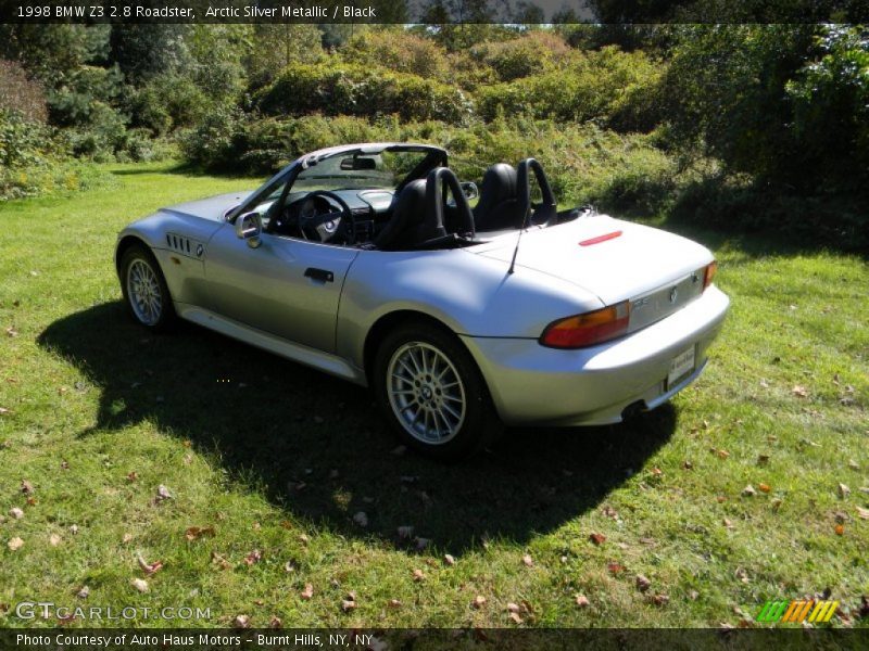 Arctic Silver Metallic / Black 1998 BMW Z3 2.8 Roadster