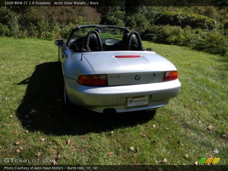 Arctic Silver Metallic / Black 1998 BMW Z3 2.8 Roadster