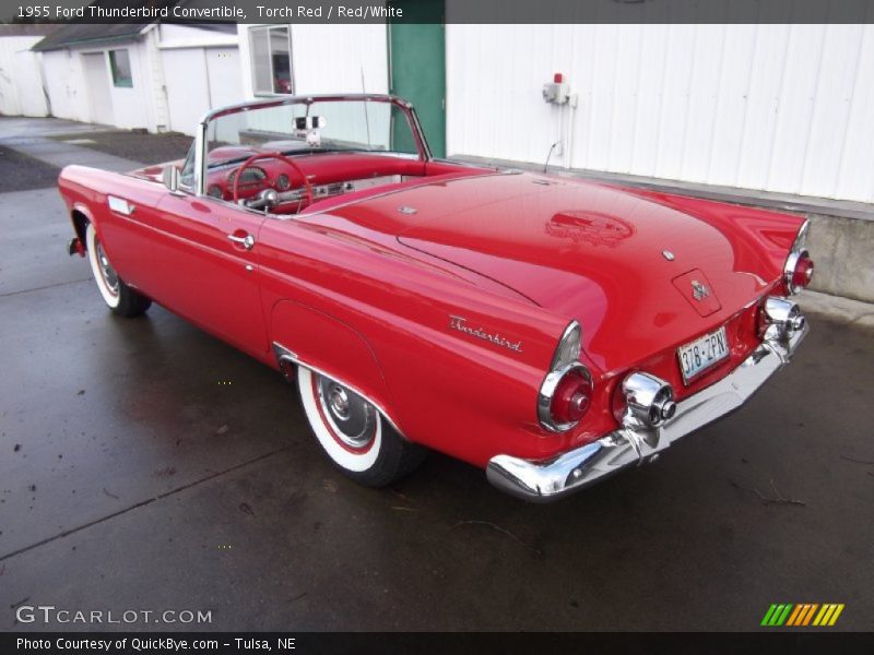 Torch Red / Red/White 1955 Ford Thunderbird Convertible