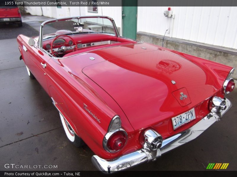 Torch Red / Red/White 1955 Ford Thunderbird Convertible