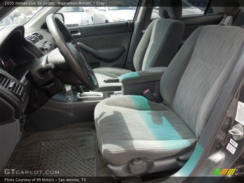 Magnesium Metallic / Gray 2005 Honda Civic EX Sedan