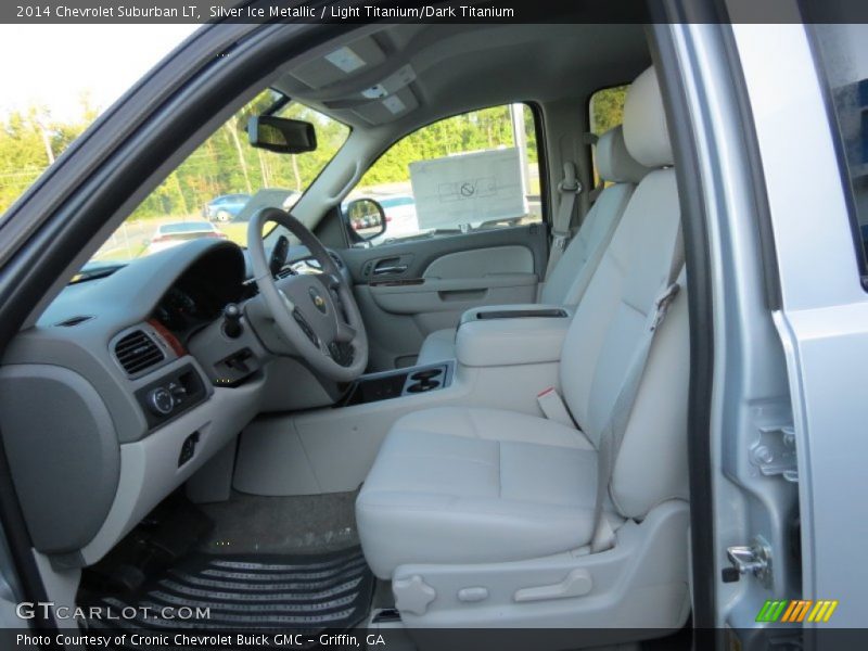 Silver Ice Metallic / Light Titanium/Dark Titanium 2014 Chevrolet Suburban LT