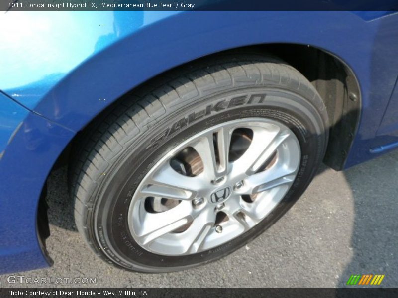 Mediterranean Blue Pearl / Gray 2011 Honda Insight Hybrid EX
