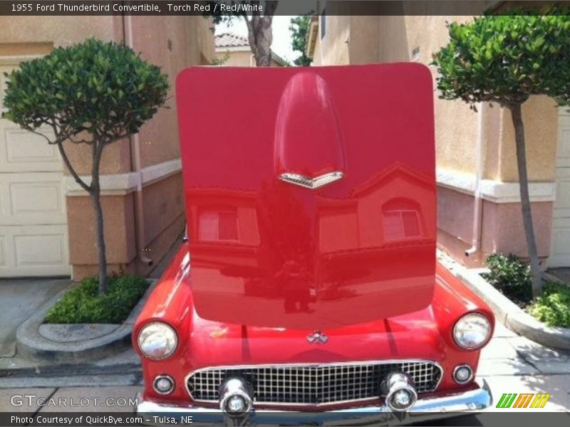 Torch Red / Red/White 1955 Ford Thunderbird Convertible