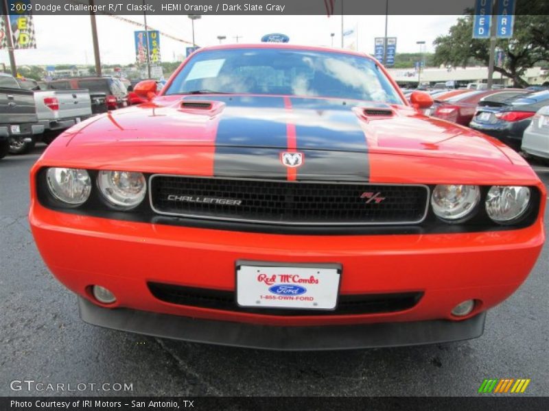 HEMI Orange / Dark Slate Gray 2009 Dodge Challenger R/T Classic