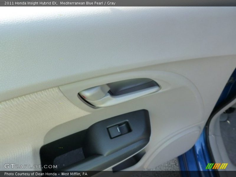 Mediterranean Blue Pearl / Gray 2011 Honda Insight Hybrid EX