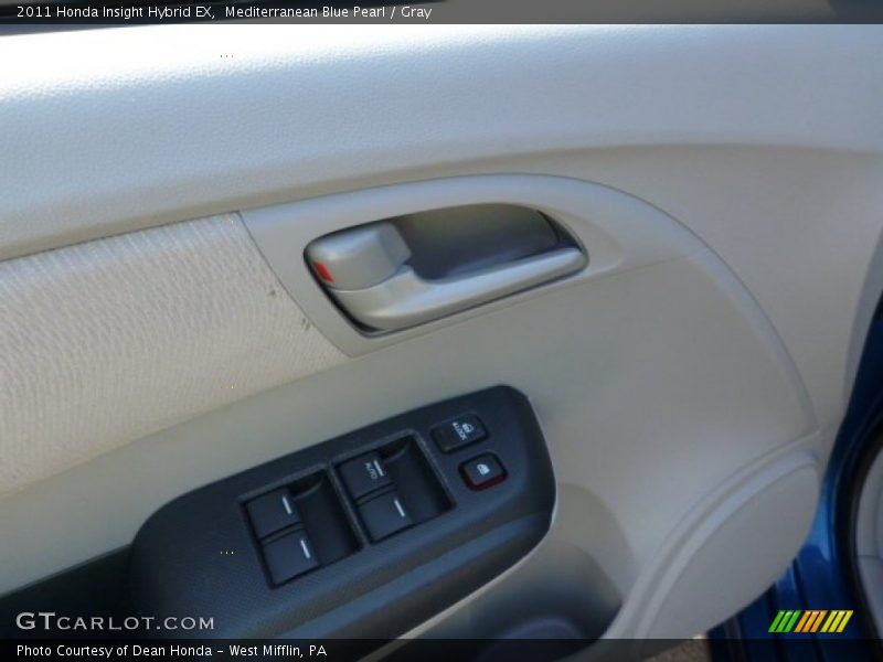 Mediterranean Blue Pearl / Gray 2011 Honda Insight Hybrid EX