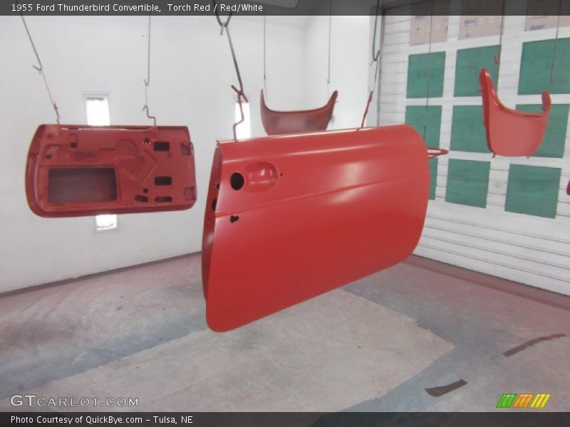 Torch Red / Red/White 1955 Ford Thunderbird Convertible