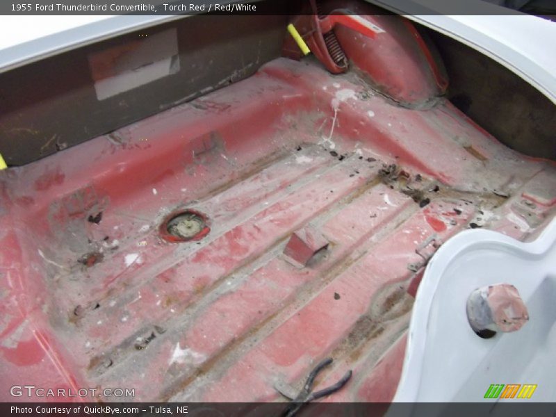 Torch Red / Red/White 1955 Ford Thunderbird Convertible