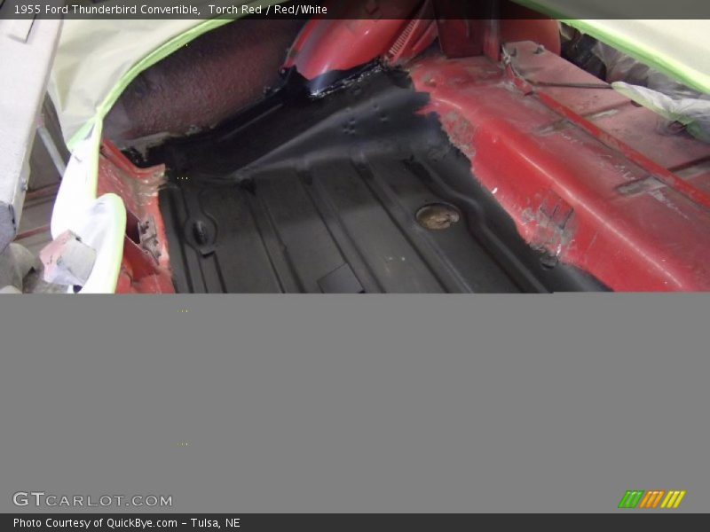 Torch Red / Red/White 1955 Ford Thunderbird Convertible