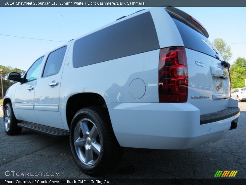 Summit White / Light Cashmere/Dark Cashmere 2014 Chevrolet Suburban LT