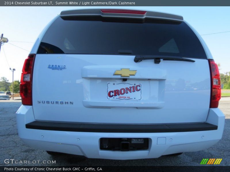 Summit White / Light Cashmere/Dark Cashmere 2014 Chevrolet Suburban LT