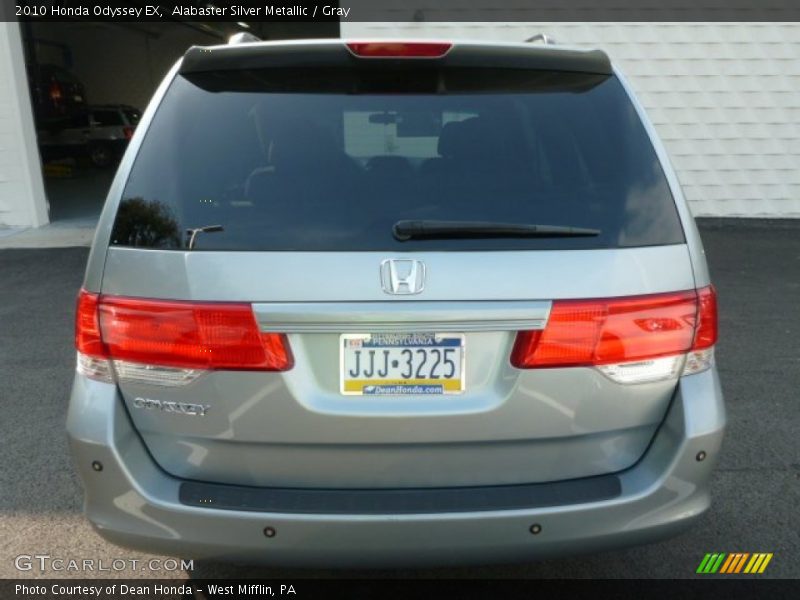 Alabaster Silver Metallic / Gray 2010 Honda Odyssey EX