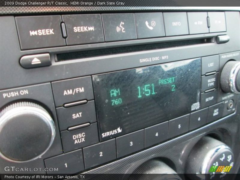 HEMI Orange / Dark Slate Gray 2009 Dodge Challenger R/T Classic