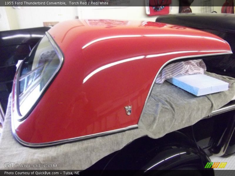 Torch Red / Red/White 1955 Ford Thunderbird Convertible