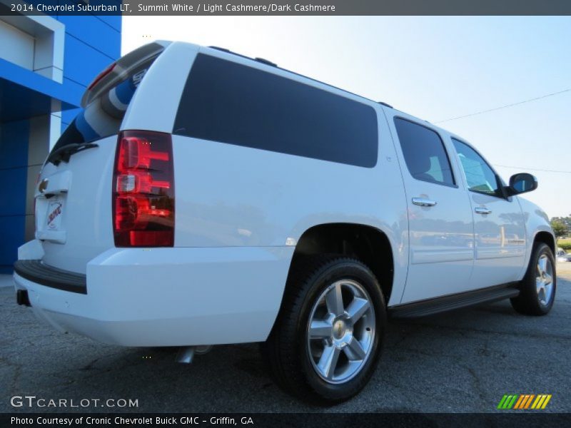 Summit White / Light Cashmere/Dark Cashmere 2014 Chevrolet Suburban LT