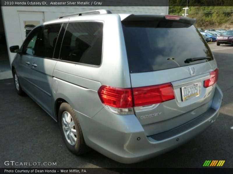 Alabaster Silver Metallic / Gray 2010 Honda Odyssey EX