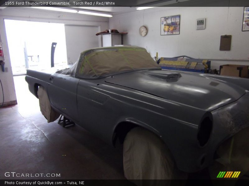 Torch Red / Red/White 1955 Ford Thunderbird Convertible