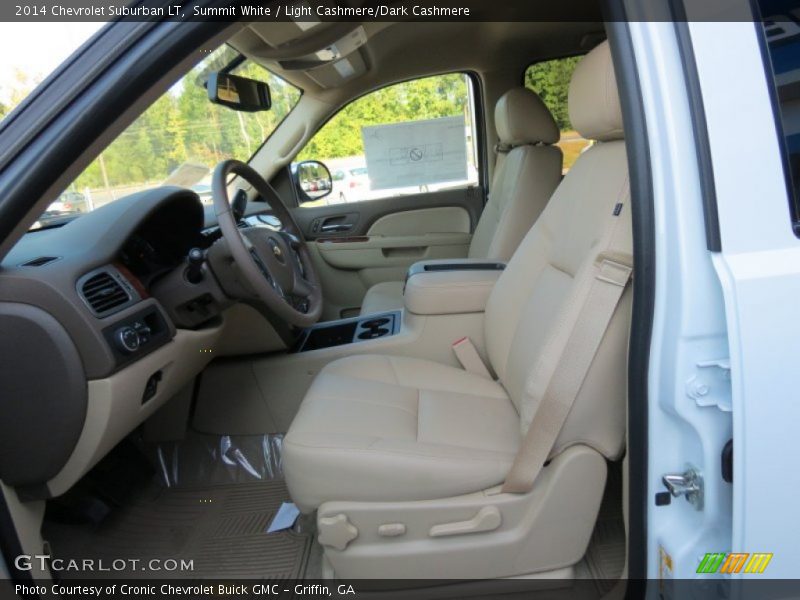 Summit White / Light Cashmere/Dark Cashmere 2014 Chevrolet Suburban LT