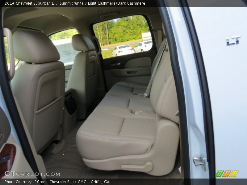 Summit White / Light Cashmere/Dark Cashmere 2014 Chevrolet Suburban LT