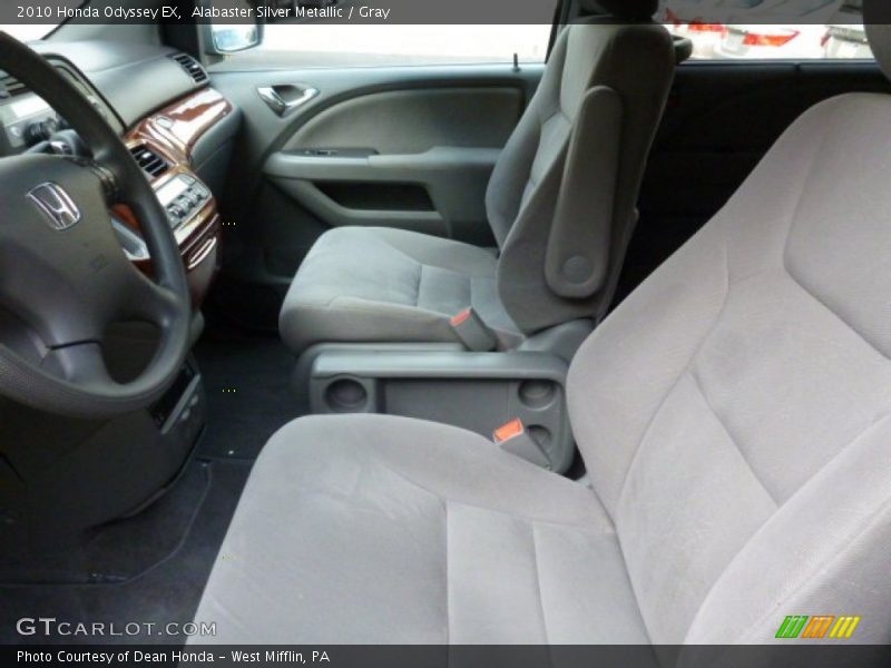 Alabaster Silver Metallic / Gray 2010 Honda Odyssey EX